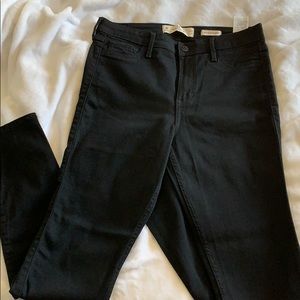 High rise super skinny jeans